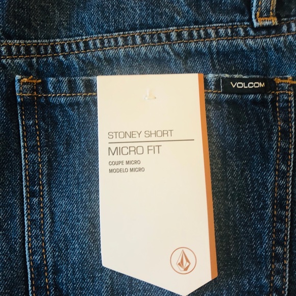 NWT! Volcom Brand Jean shorts - Picture 4 of 6